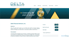 Desktop Screenshot of deltafinancialadvisorsinc.com